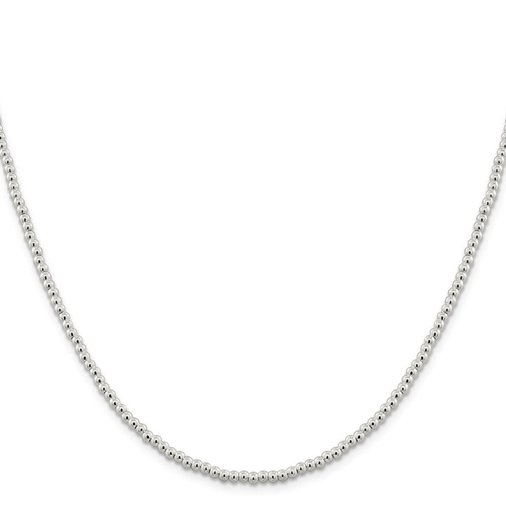 Sterling Silver 3mm Ball (Beaded) Necklaces, 16" - Necklace - Design Jewellers Edmonton