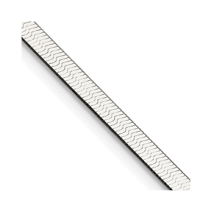 Sterling Silver 3mm Herringbone Necklaces, 16" - Necklace - Design Jewellers Edmonton