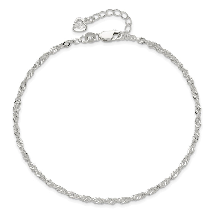 Sterling Silver 3mm Other Chains Anklet, 9" - Anklet - Design Jewellers Edmonton