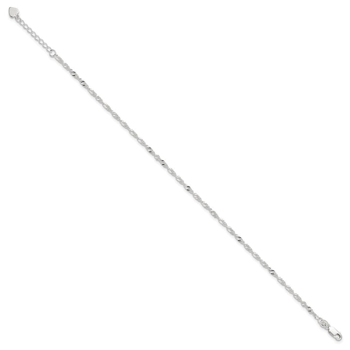 Sterling Silver 3mm Other Chains Anklet, 9" - Anklet - Design Jewellers Edmonton