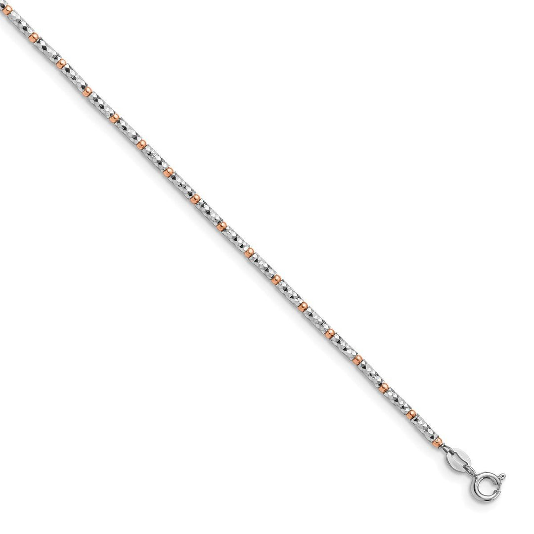 Sterling Silver 3mm Other Chains Anklet, 9"