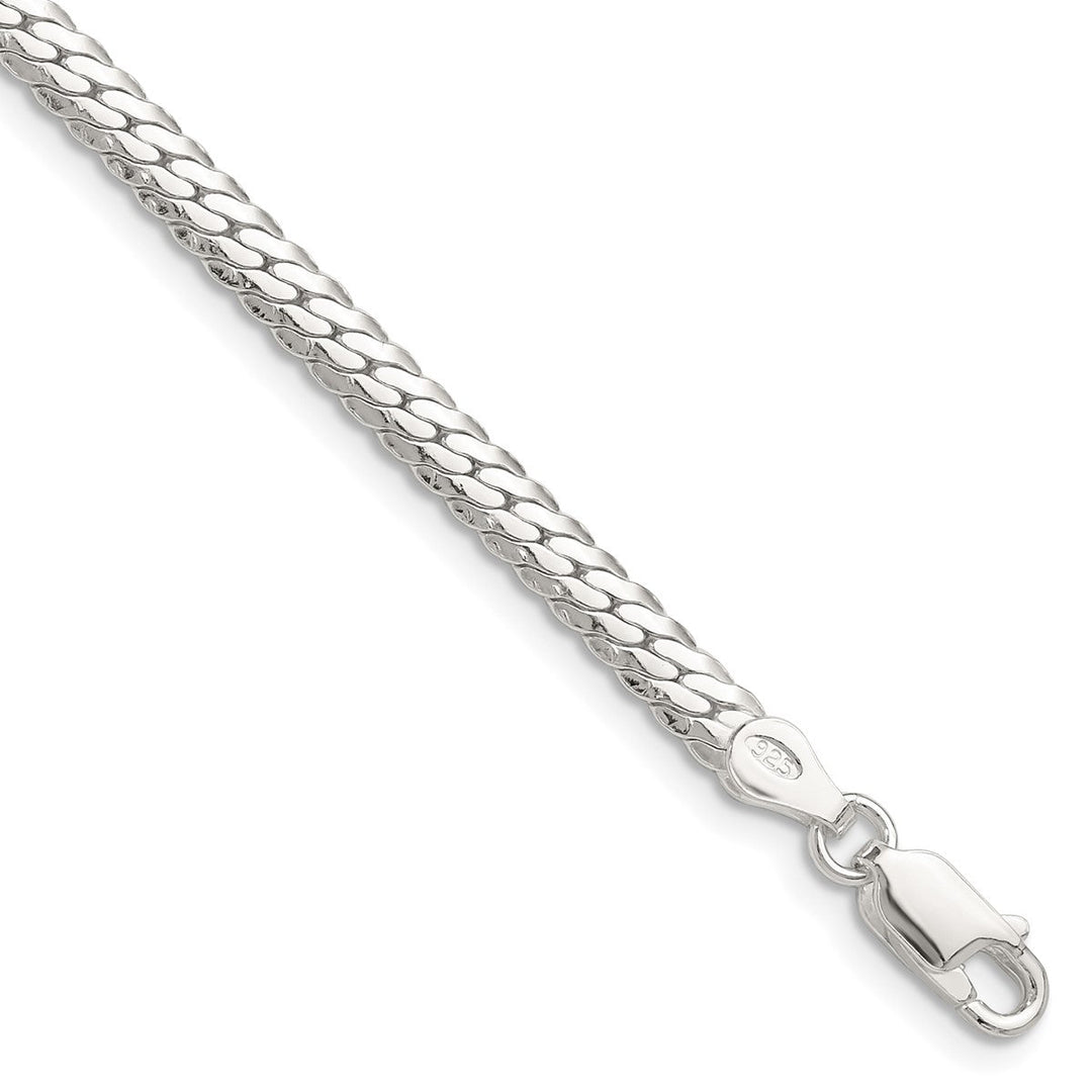 Sterling Silver 4.1mm Curb Bracelets, 7"