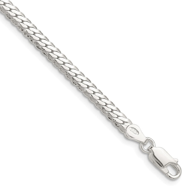 Sterling Silver 4.1mm Curb Bracelets, 7" - Bracelet - Design Jewellers Edmonton