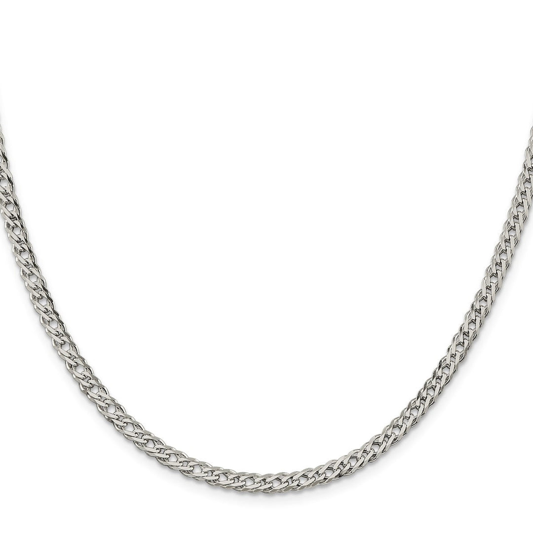 Sterling Silver 4.25mm Curb Necklaces, 18