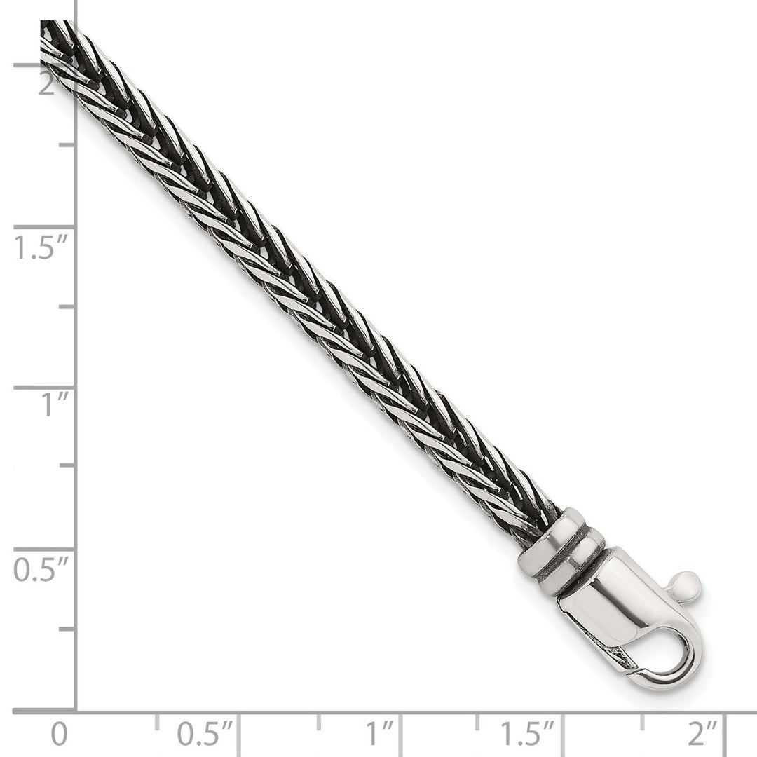 Sterling Silver 4.2mm Franco Bracelet, 8
