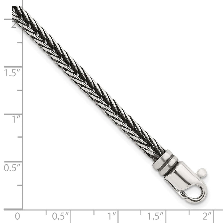 Sterling Silver 4.2mm Franco Bracelet, 8" - Bracelet - Design Jewellers Edmonton