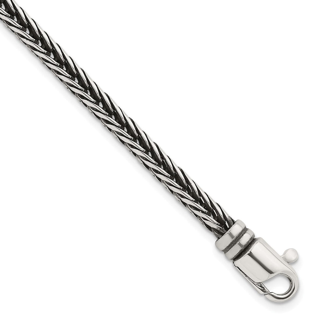 Sterling Silver 4.2mm Franco Bracelet, 8"
