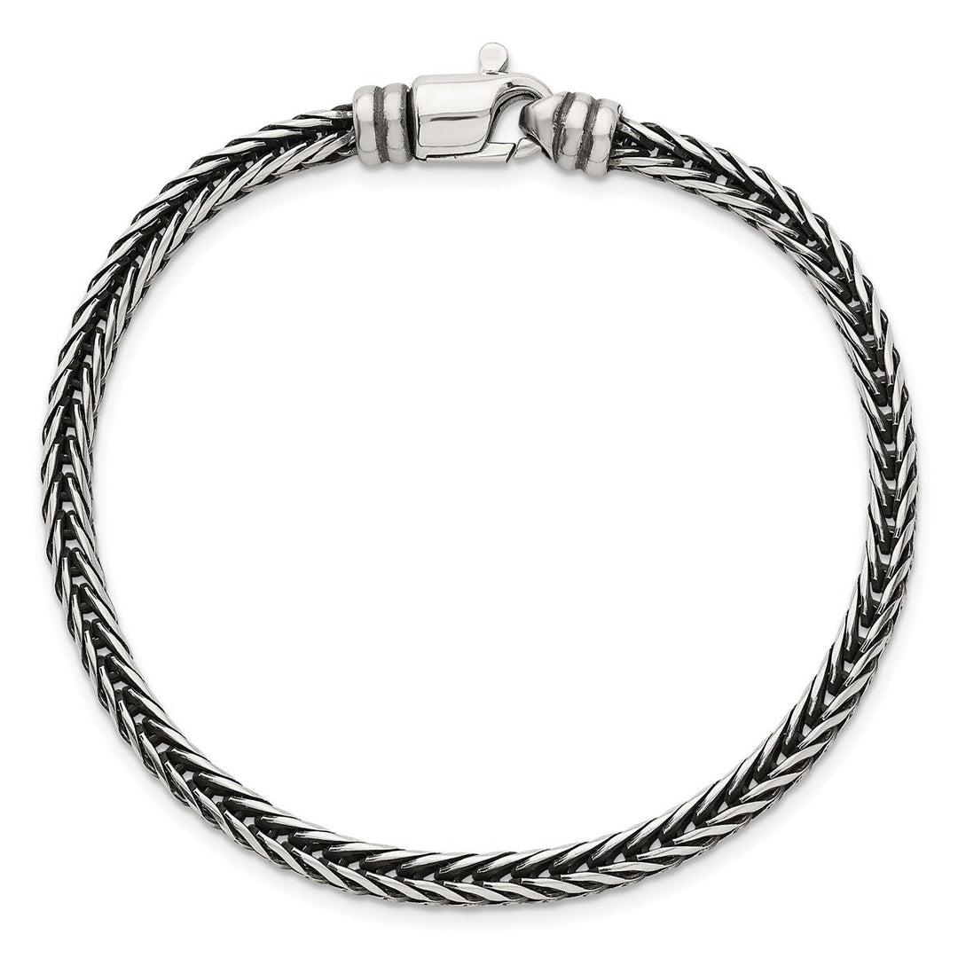Sterling Silver 4.2mm Franco Bracelet, 8