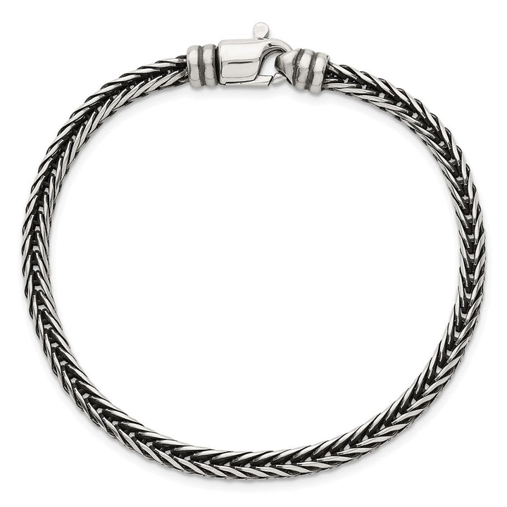 Sterling Silver 4.2mm Franco Bracelet, 8" - Bracelet - Design Jewellers Edmonton