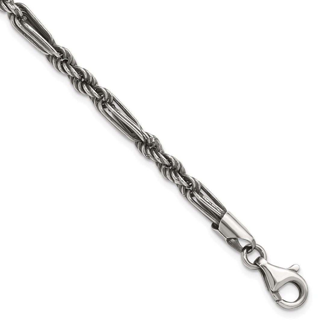 Sterling Silver 4.4mm Other Chains Bracelet, 8"