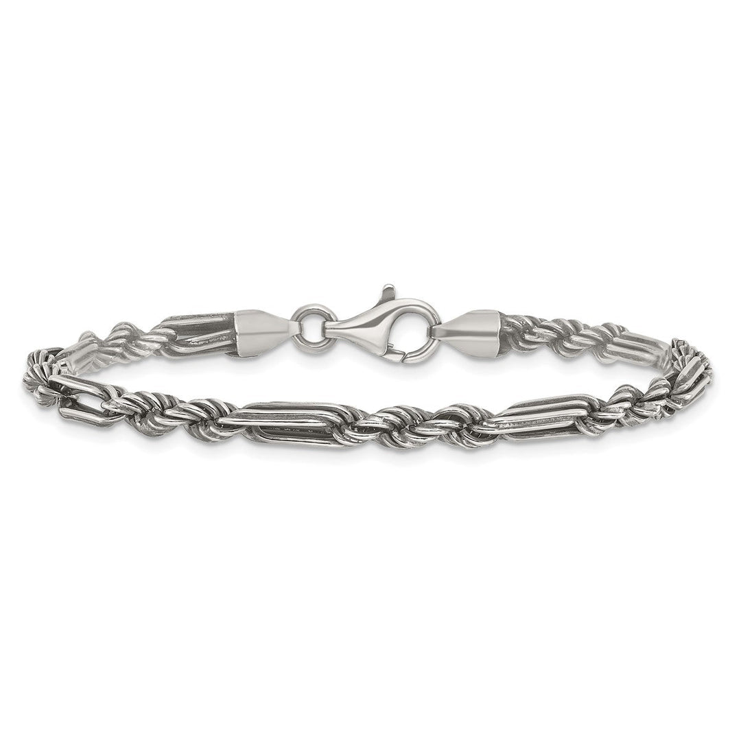 Sterling Silver 4.4mm Other Chains Bracelet, 8