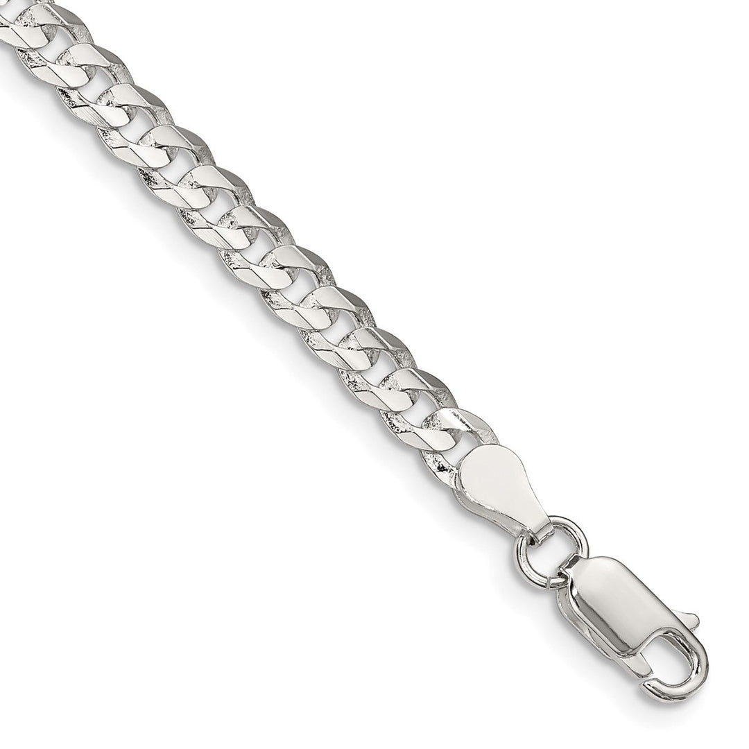Sterling Silver 4.5mm Curb Bracelets, 7"