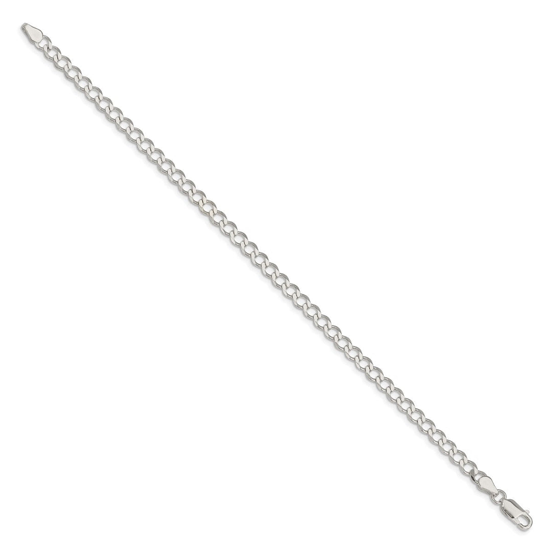 Sterling Silver 4.5mm Curb Bracelets, 7