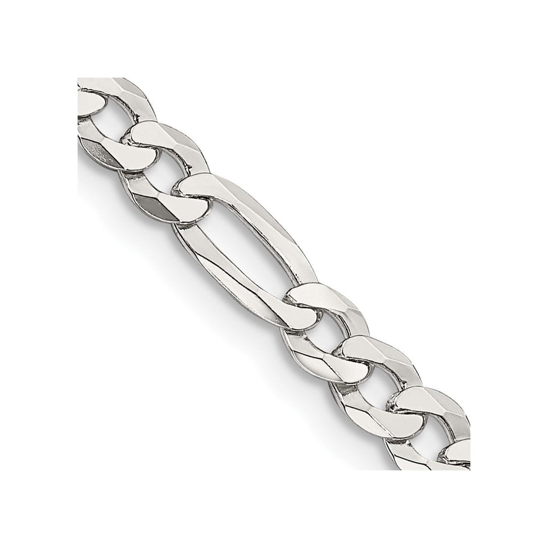 Sterling Silver 4.5mm Figaro Chain, 16"