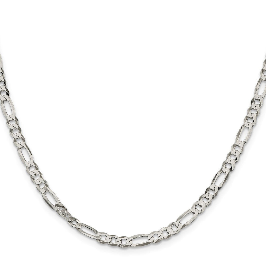 Sterling Silver 4.5mm Figaro Chain, 16