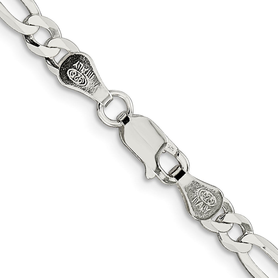 Sterling Silver 4.5mm Figaro Chain, 16