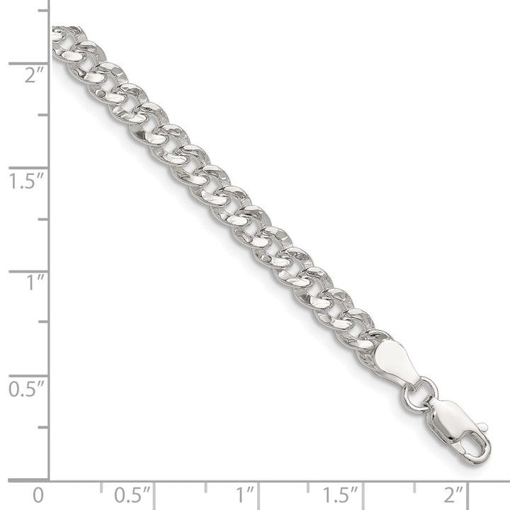 Sterling Silver 4.75mm Curb Bracelets, 7" - Bracelet - Design Jewellers Edmonton