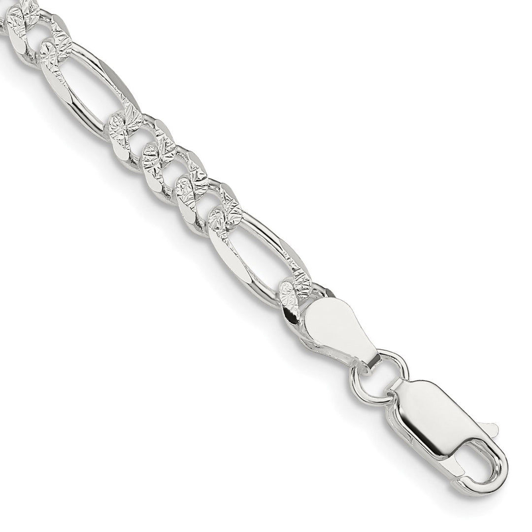 Sterling Silver 4.75mm Figaro Chain, 9"