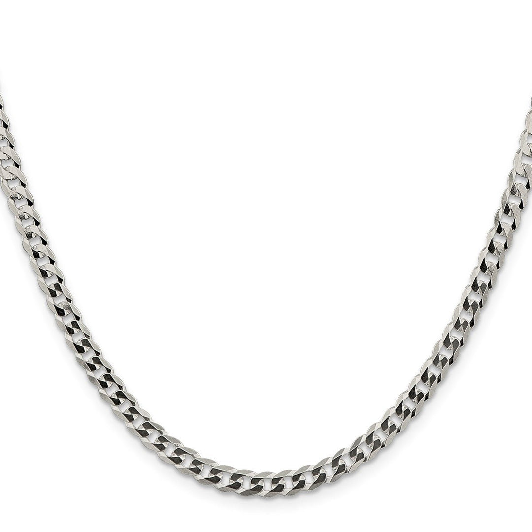 Sterling Silver 4.7mm Curb Necklaces, 16
