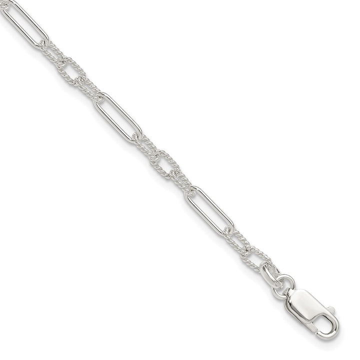 Sterling Silver 4mm Cable Anklet, 10" - Anklet - Design Jewellers Edmonton