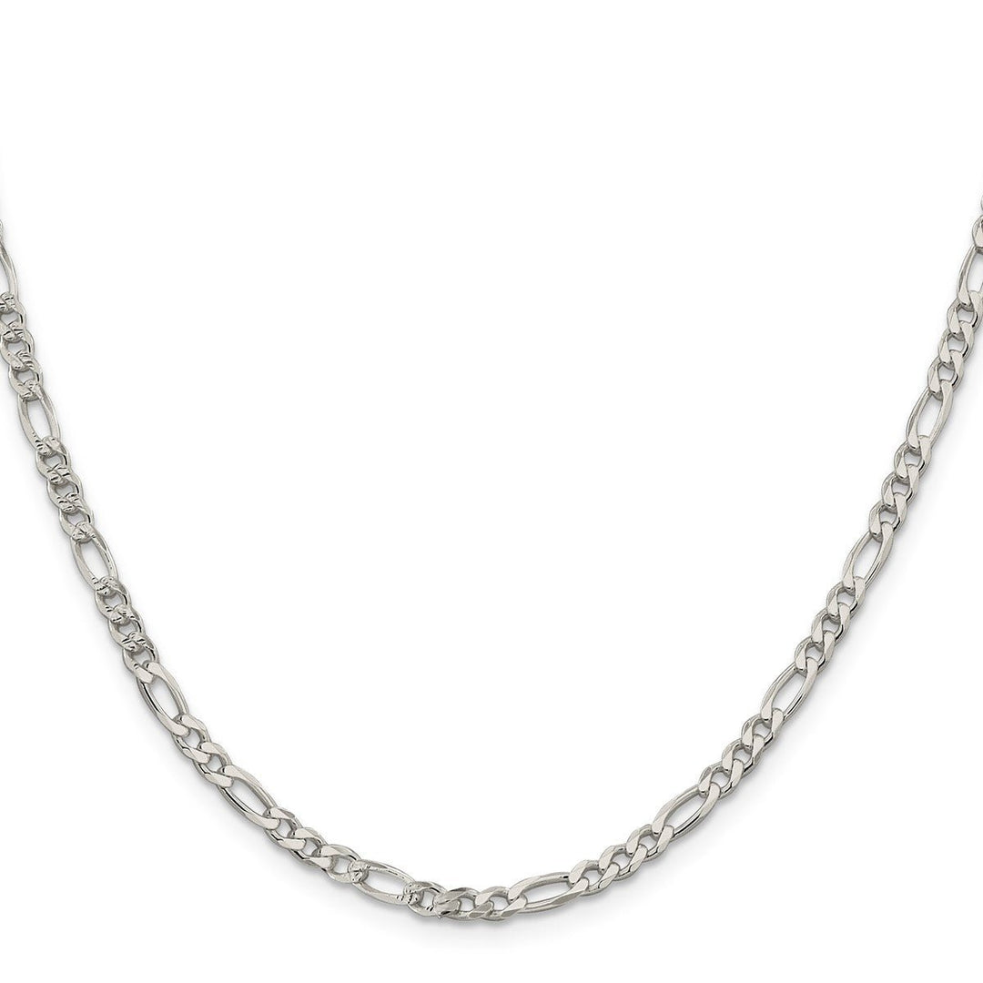 Sterling Silver 4mm Figaro Chain, 16