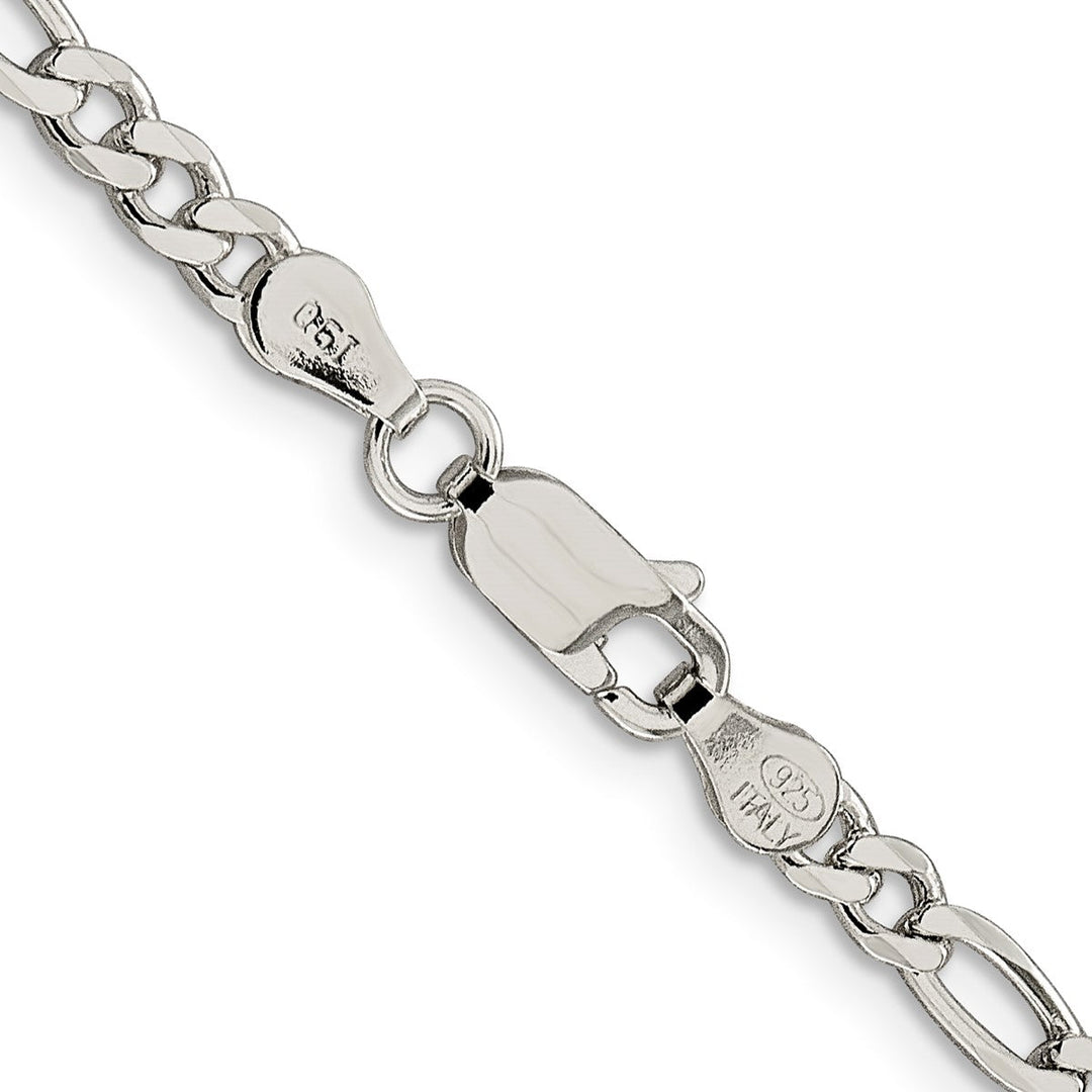 Sterling Silver 4mm Figaro Chain, 16