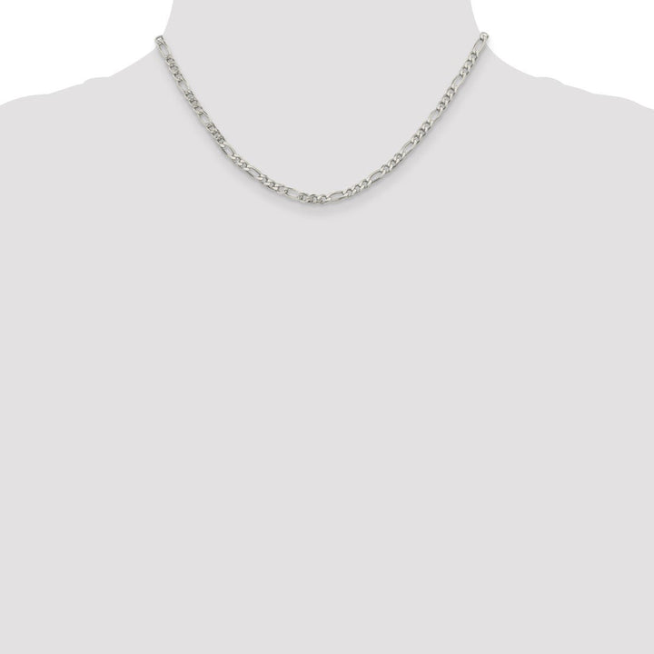 Sterling Silver 4mm Figaro Chain, 16" - Chain - Design Jewellers Edmonton