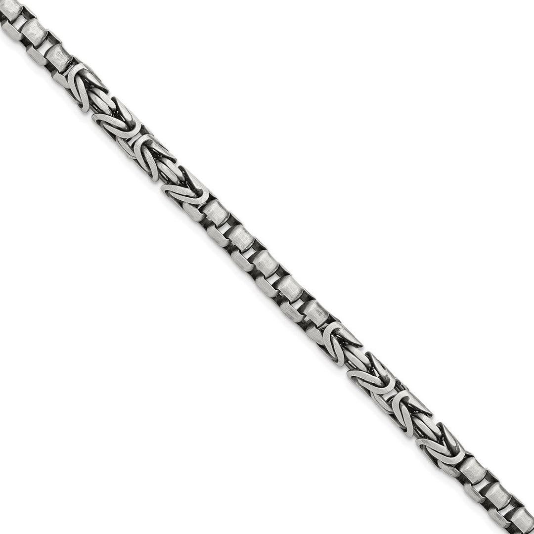 Sterling Silver 5.05mm Open Link Bracelet, 8.5"