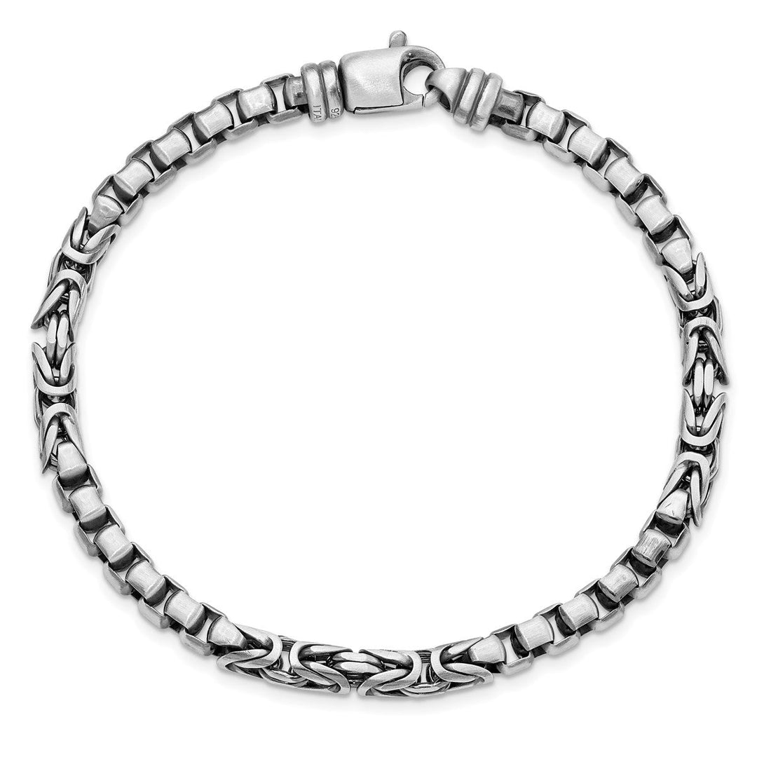 Sterling Silver 5.05mm Open Link Bracelet, 8.5