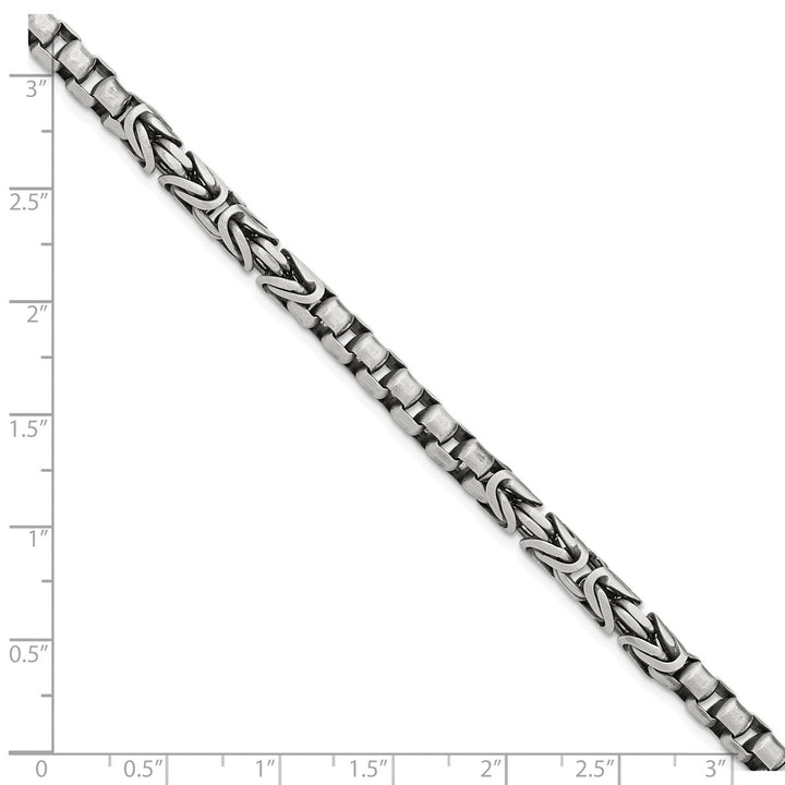 Sterling Silver 5.05mm Open Link Bracelet, 8.5" - Bracelet - Design Jewellers Edmonton