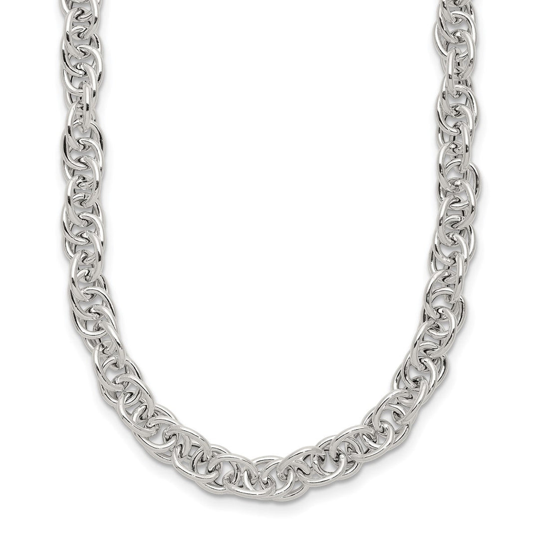 Sterling Silver 5.33mm Fancy Necklace, 18"