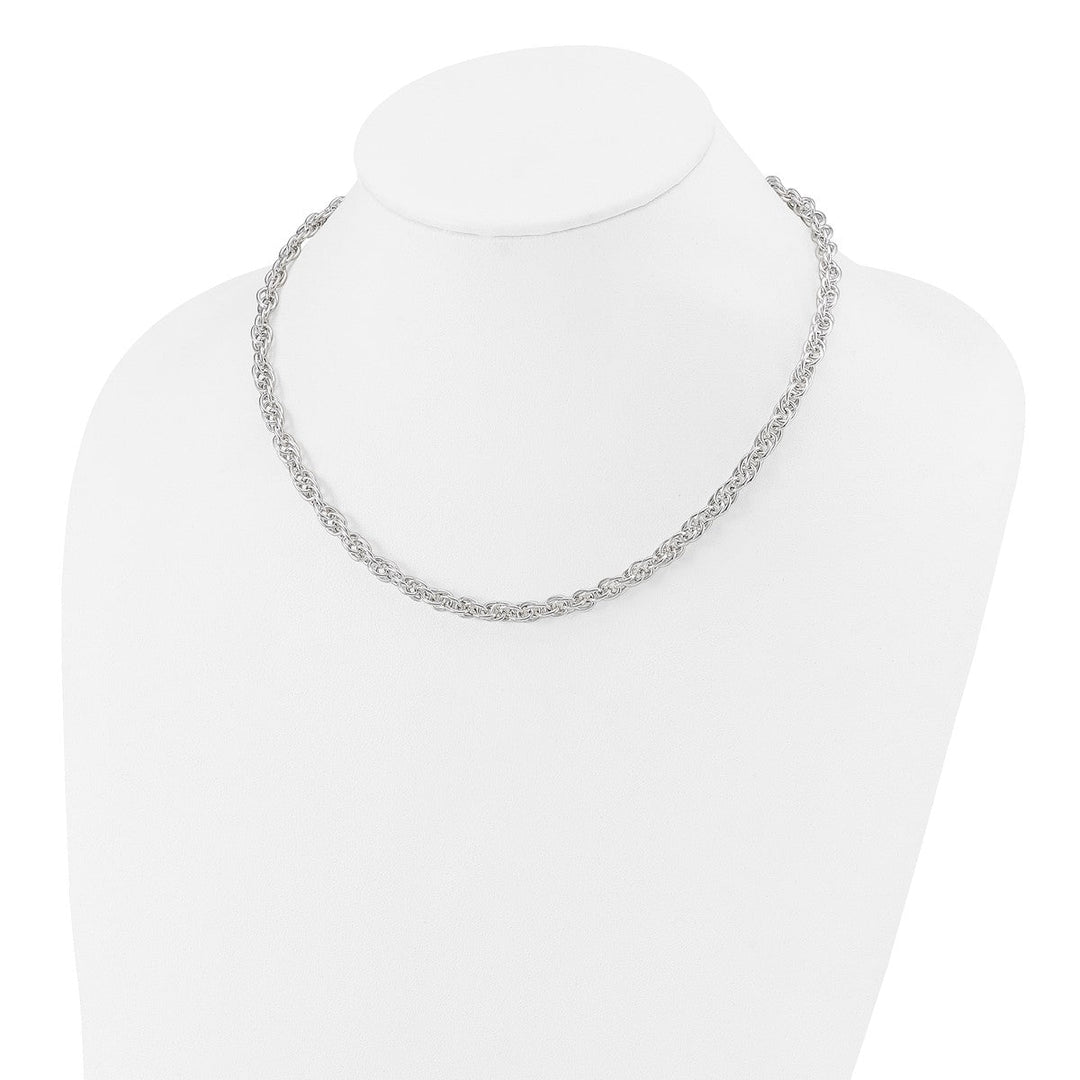 Sterling Silver 5.33mm Fancy Necklace, 18
