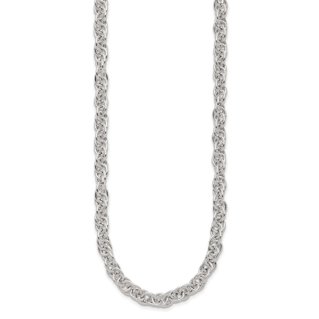Sterling Silver 5.33mm Fancy Necklace, 18