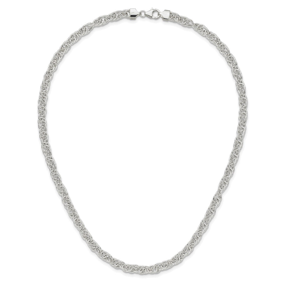 Sterling Silver 5.33mm Fancy Necklace, 18