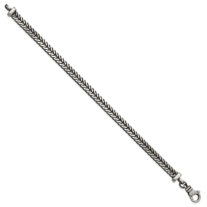 Sterling Silver 5.5mm Franco Bracelet, 8" - Bracelet - Design Jewellers Edmonton