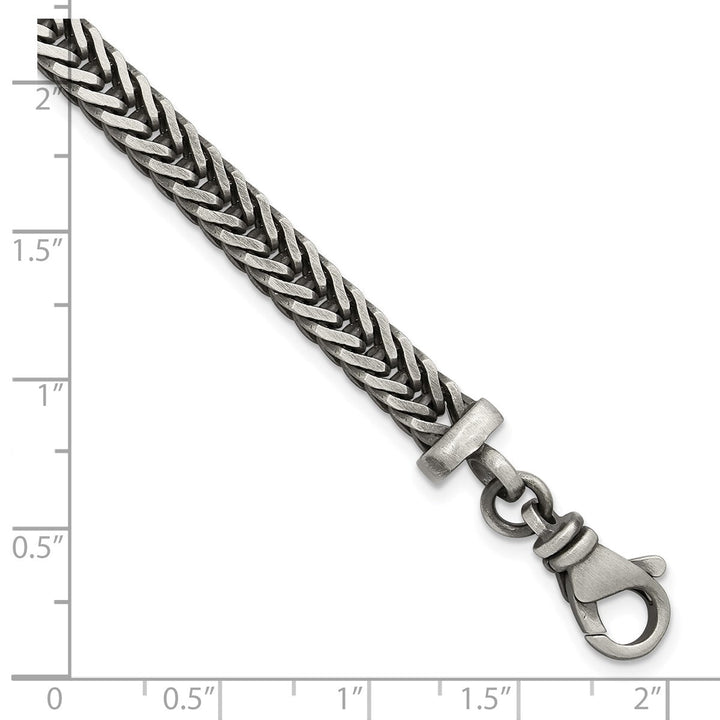 Sterling Silver 5.5mm Franco Bracelet, 8" - Bracelet - Design Jewellers Edmonton