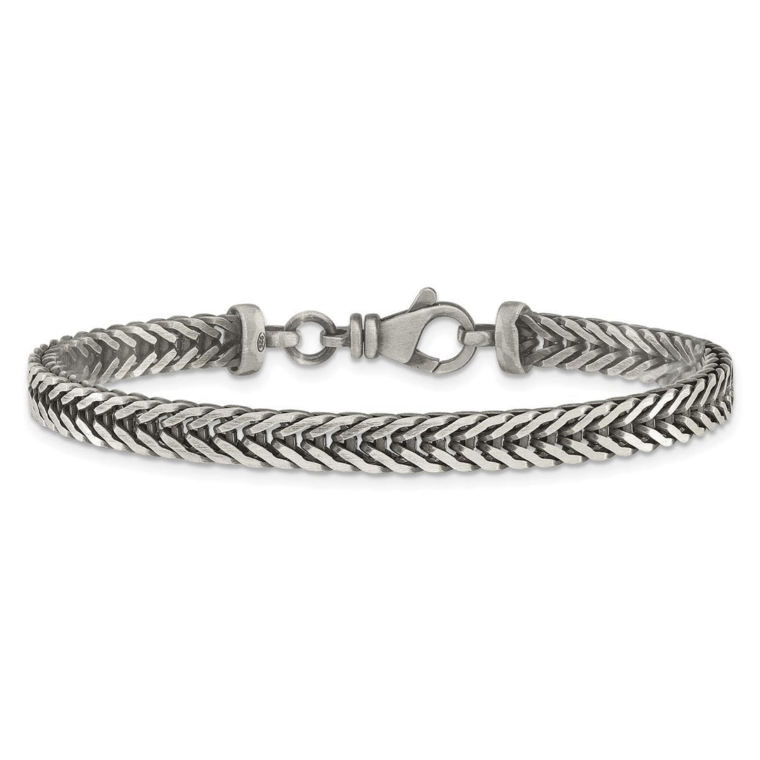 Sterling Silver 5.5mm Franco Bracelet, 8
