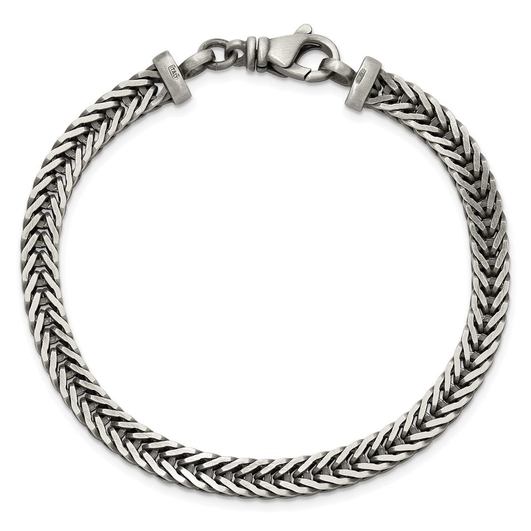 Sterling Silver 5.5mm Franco Bracelet, 8