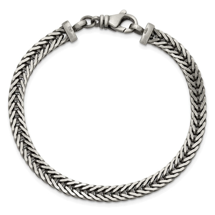 Sterling Silver 5.5mm Franco Bracelet, 8" - Bracelet - Design Jewellers Edmonton