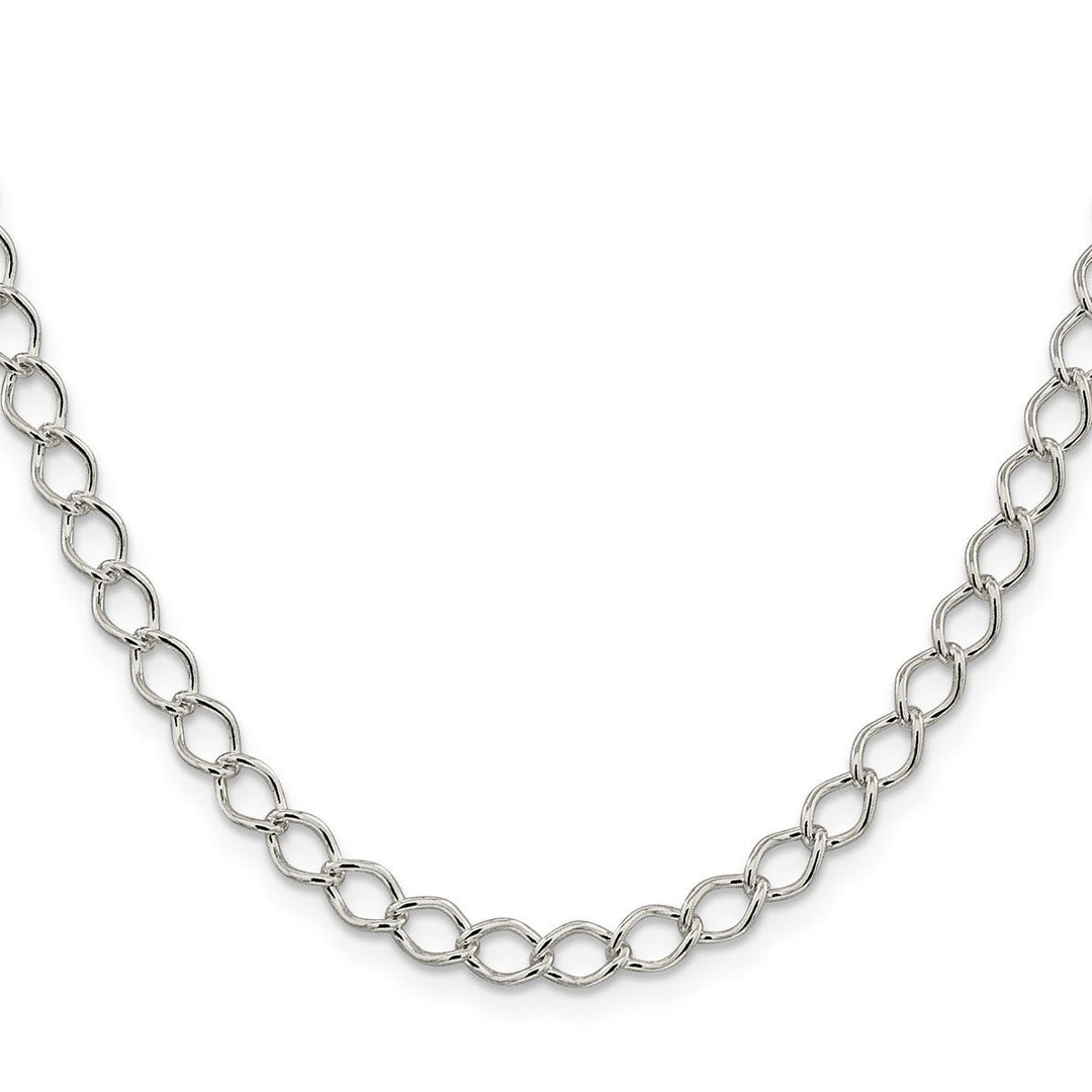 Sterling Silver 5.75mm Curb Necklaces, 18