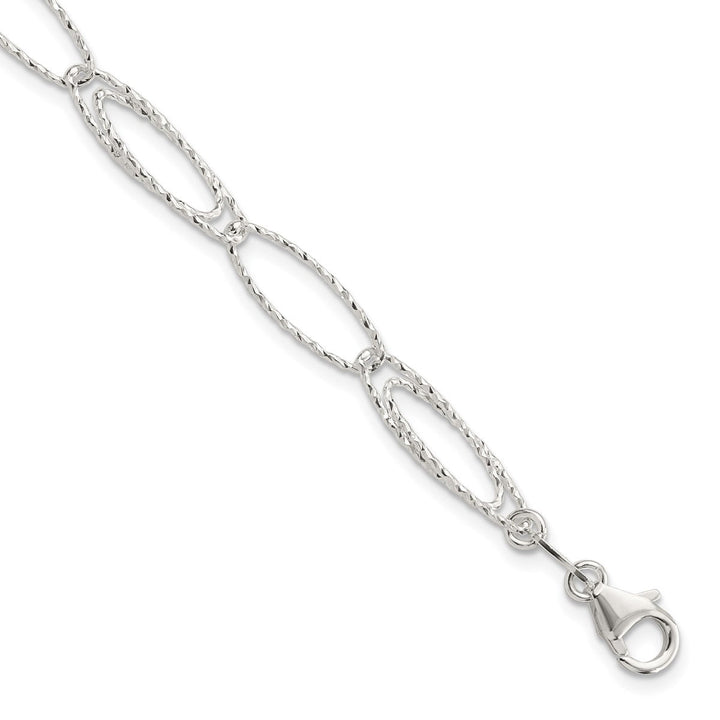 Sterling Silver 5.99mm Open Link Bracelet, 7.5" - Bracelet - Design Jewellers Edmonton