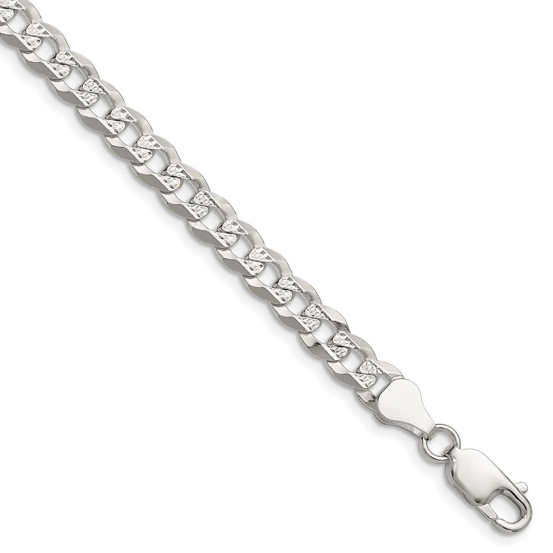 Sterling Silver 5.9mm Curb Bracelets, 7"
