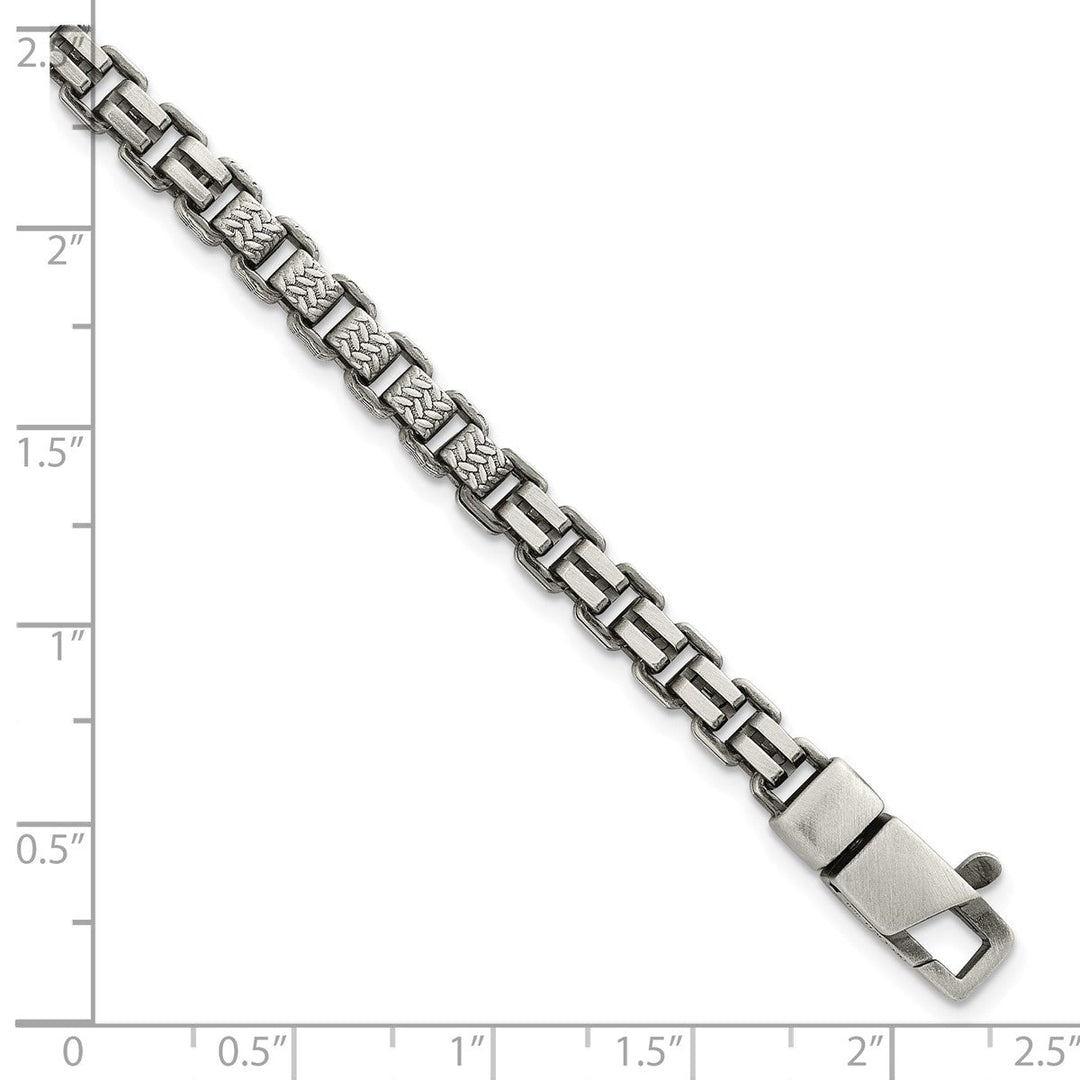 Sterling Silver 5mm Box Bracelet, 8.5