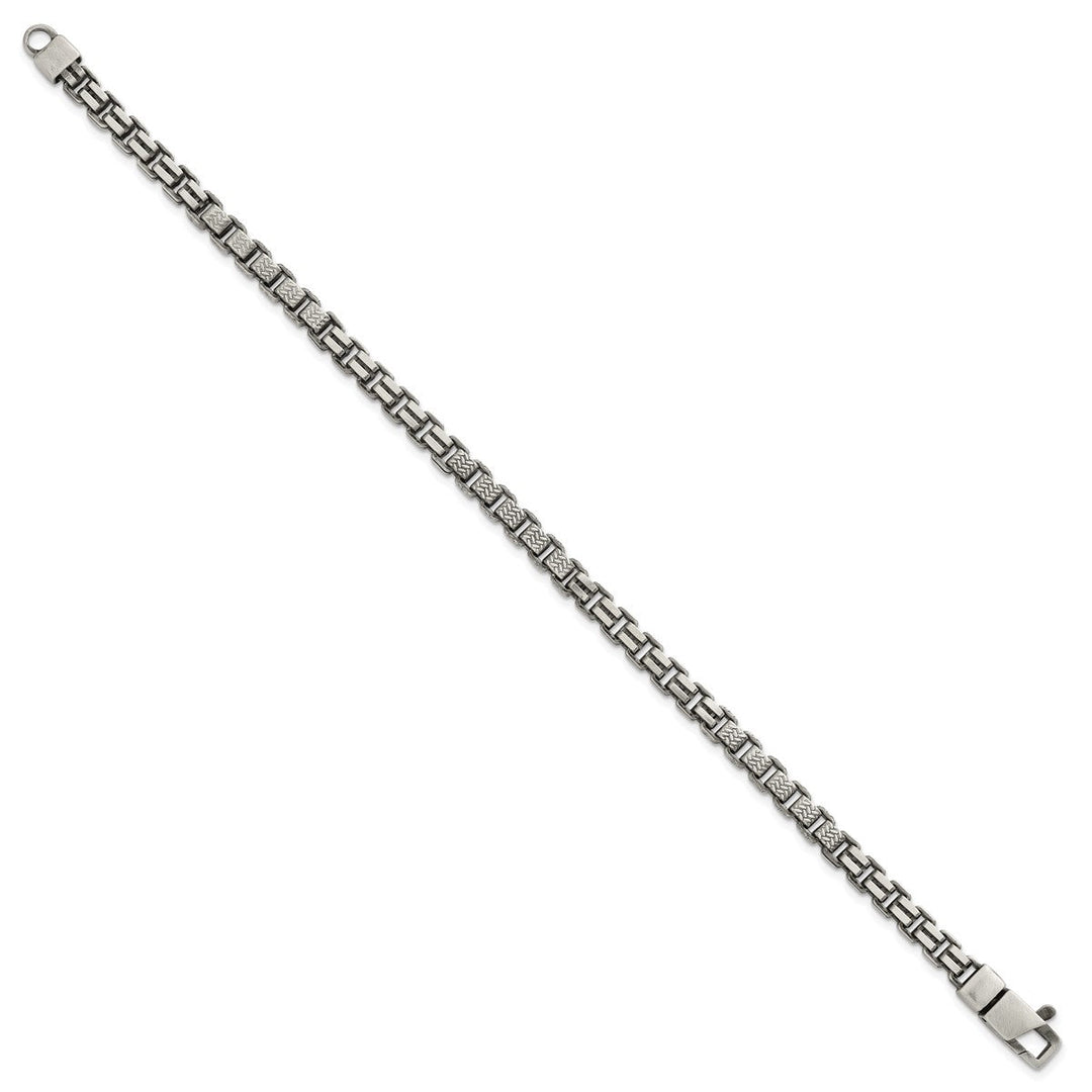 Sterling Silver 5mm Box Bracelet, 8.5