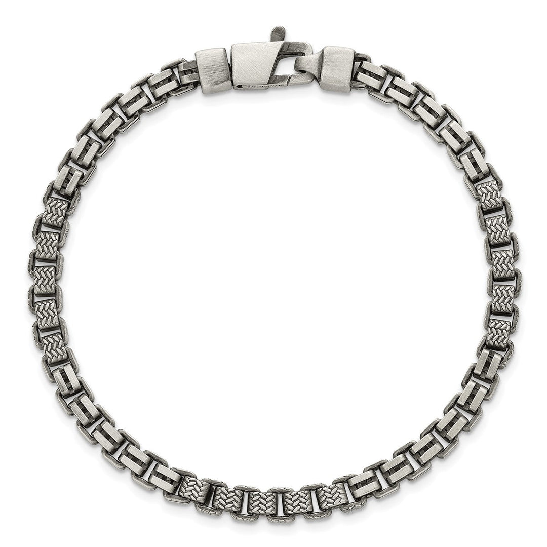 Sterling Silver 5mm Box Bracelet, 8.5