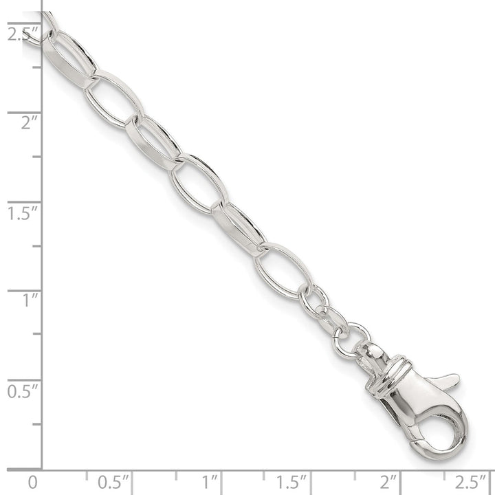 Sterling Silver 5mm Open Link Anklet, 10" - Anklet - Design Jewellers Edmonton