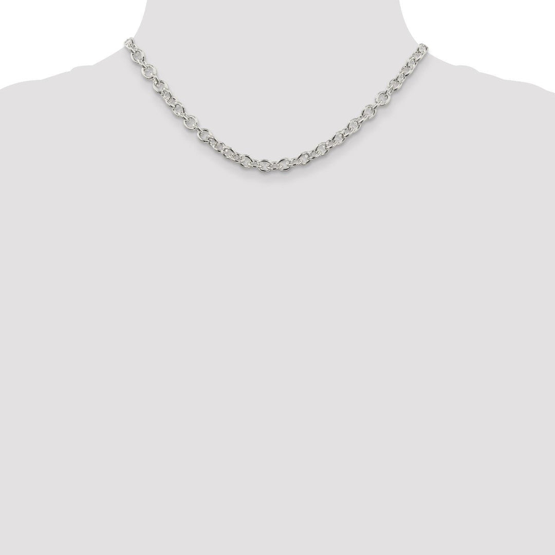 Sterling Silver 6.1mm Cable Necklaces, 16