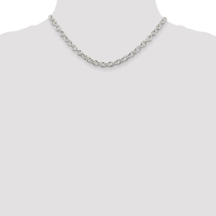 Sterling Silver 6.1mm Cable Necklaces, 16" - Necklace - Design Jewellers Edmonton
