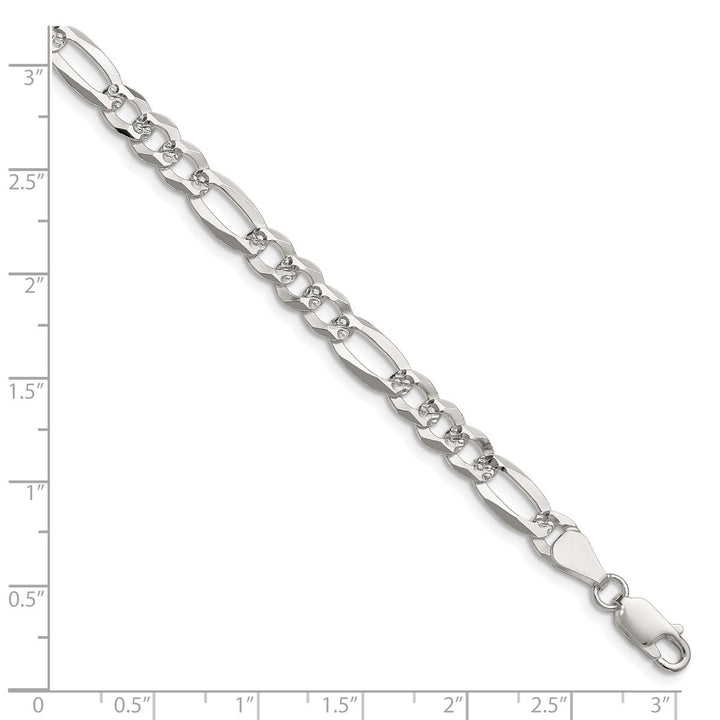 Sterling Silver 6.1mm Figaro Chain, 7" - Chain - Design Jewellers Edmonton