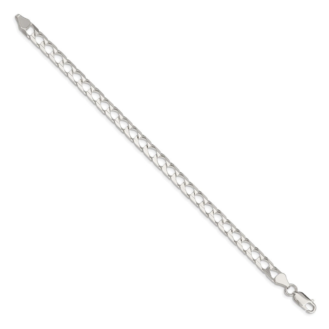 Sterling Silver 6.25mm Curb Bracelets, 7